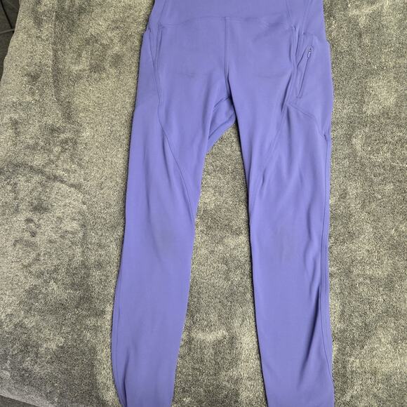 Lululemon Workout Leggings Stony Grape Lead The Pack Tight 28" Size 8 - Picture 1 of 8
